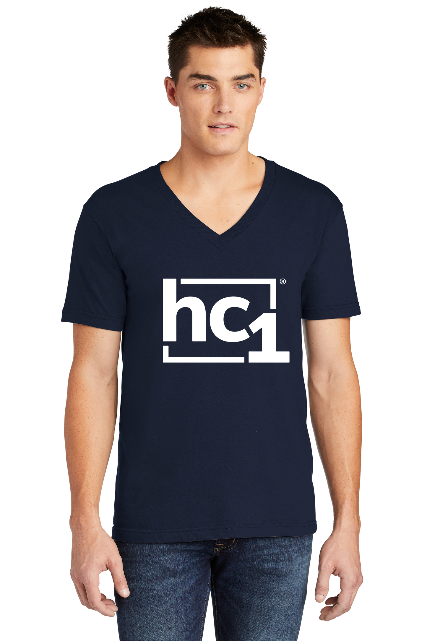 Fine Jersey V-Neck T-Shirt